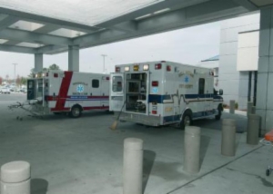 Ambulances at Hospital
