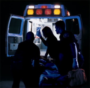 paramedic office ambulance energency