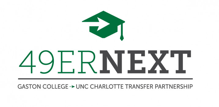 49erNext Gaston College and UNC Charlotte Transfer Partnership Logo