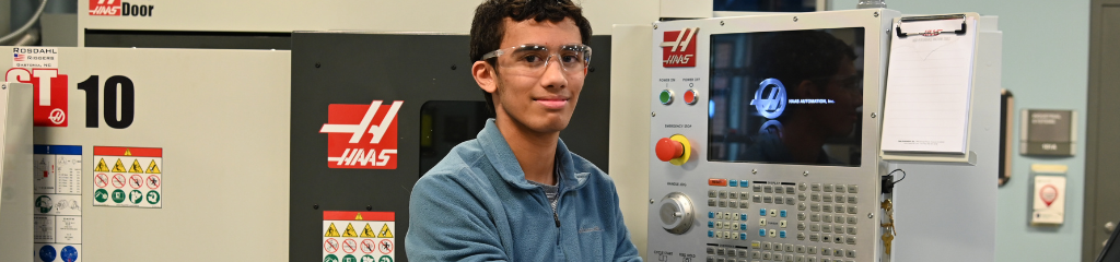 Gaston College Machining Apprenticeship Student