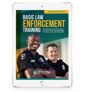 Basic Law Enforcement Program Preview on an iPad