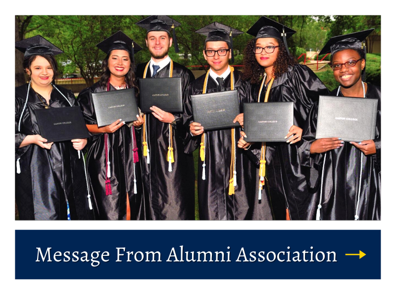 Message from Alumni Association button