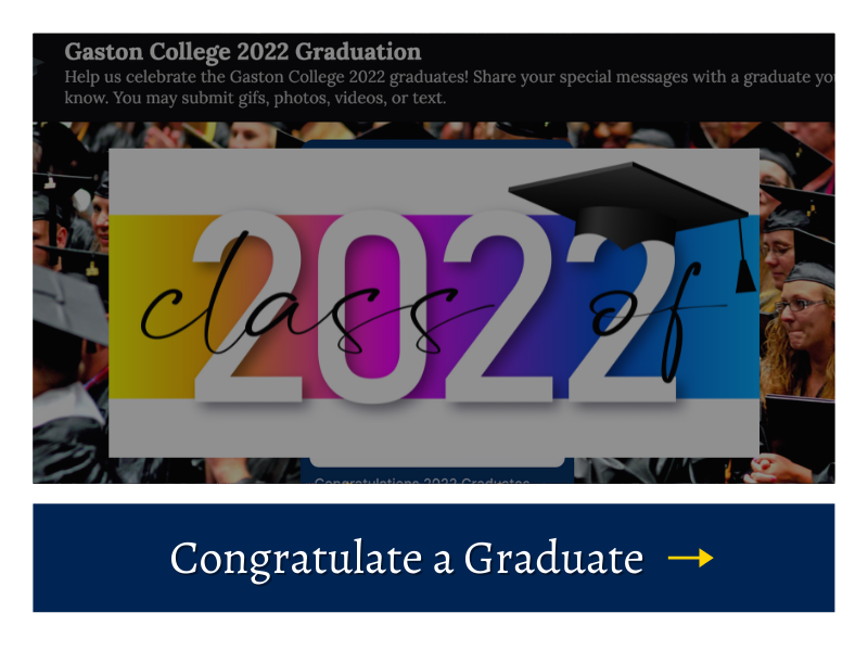 Congratulate a Graduate button