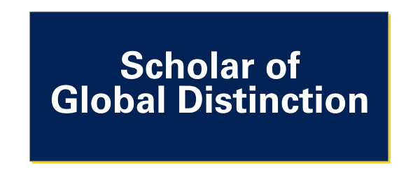 Scholars of Global Distinction button