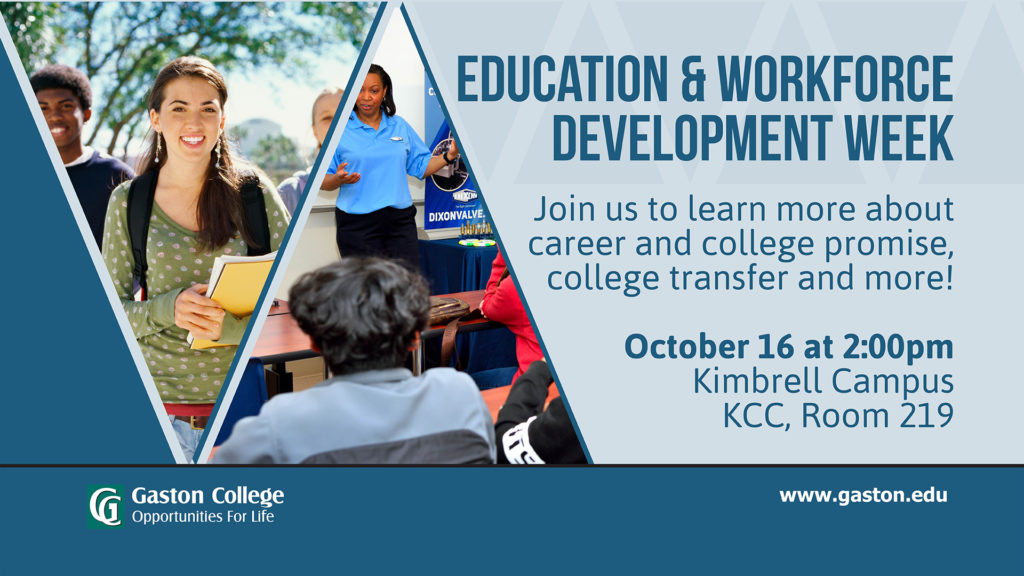 GO Education & Workforce Development — CCP & College Transfer Gaston College