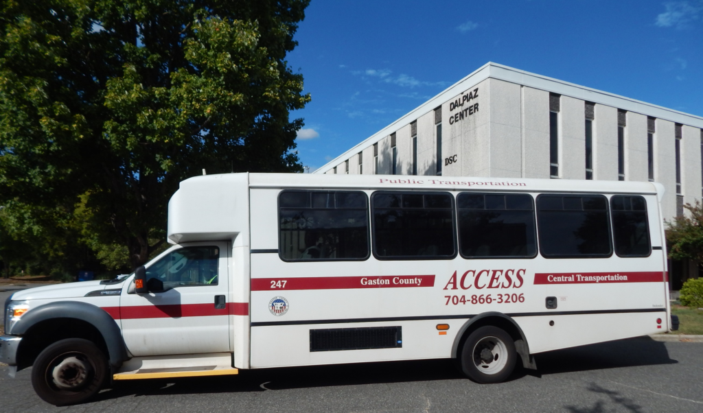 Picture of Gaston County ACCESS Transportation bus.