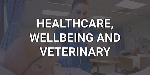 Healthcare, Wellbeing and veterinary Programs of Study
