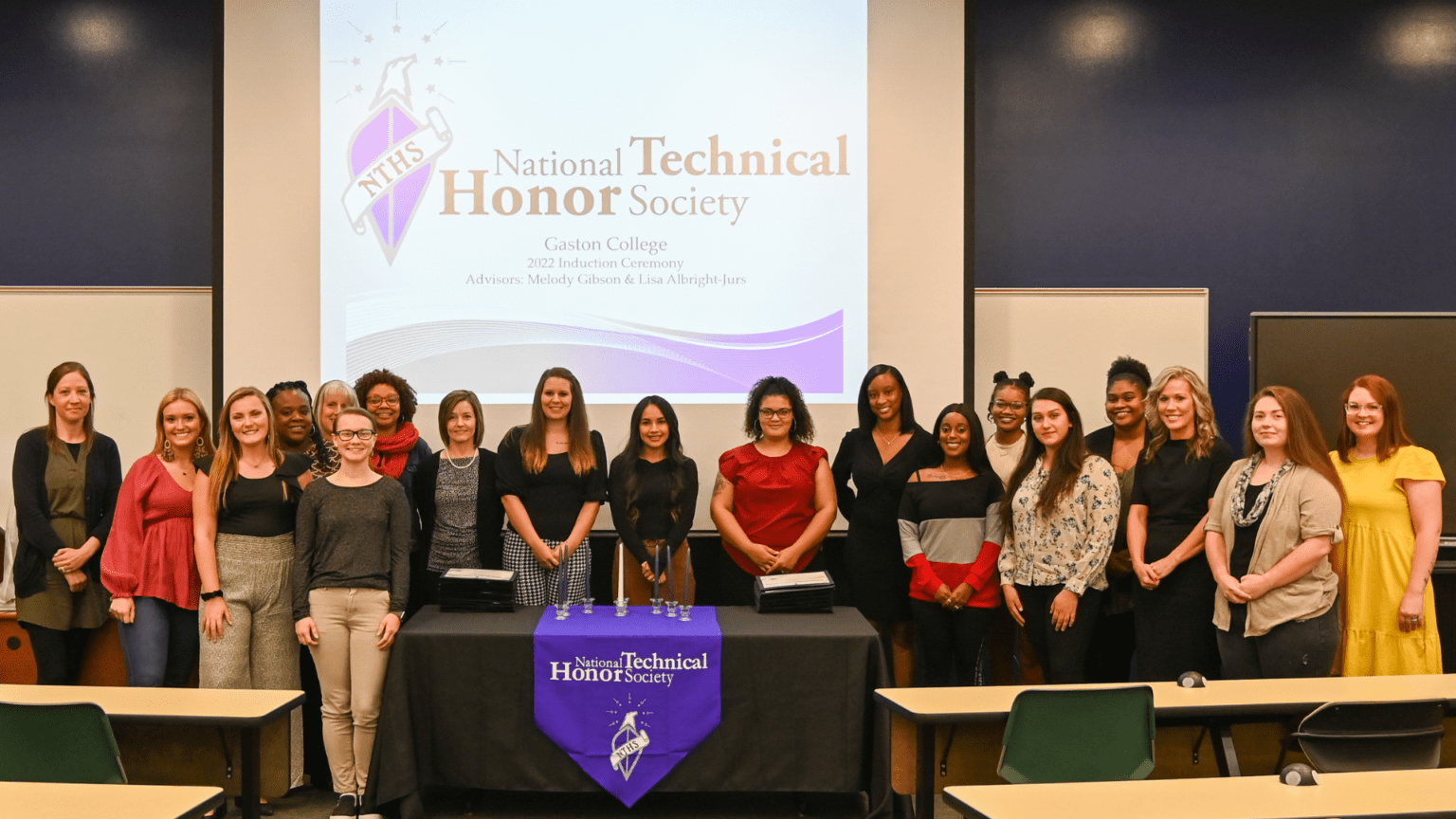 Students Inducted into National Technical Honor Society Gaston College