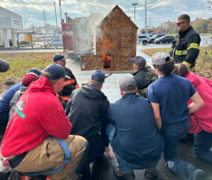 Fire program training at Lincoln School of Technology