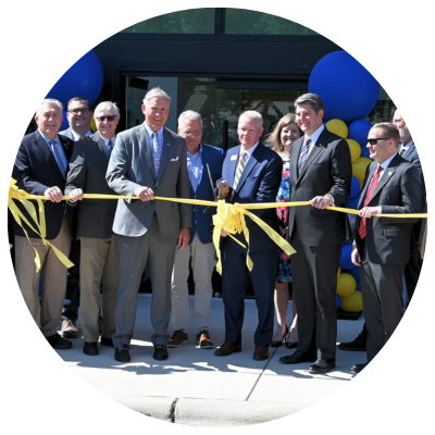 Click here to learn more about Kimbrell Fiber Innovation Center Ribbon-Cutting
