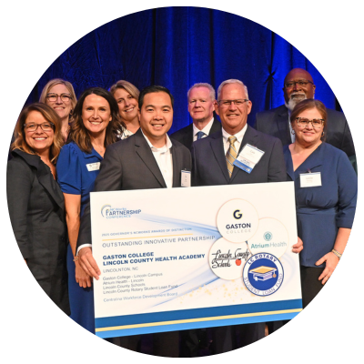Click here to learn more about Gaston College partnership wins 2025 Governor's NCWorks Award